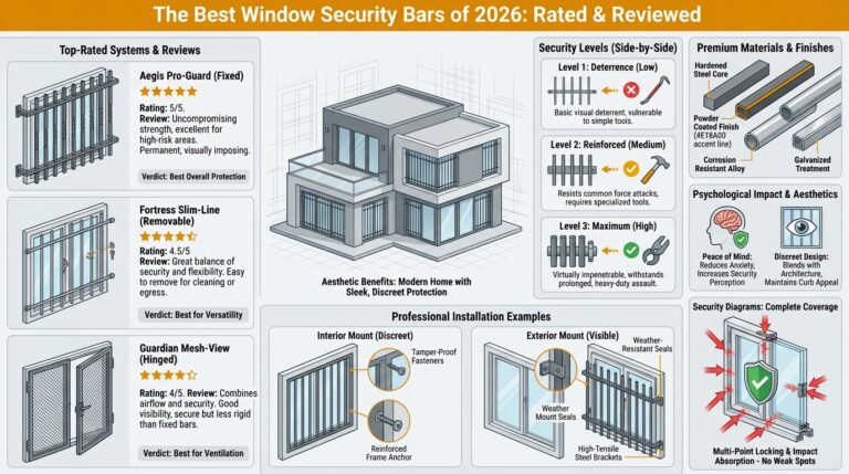 The Best Window Security Bars of 2026: Rated & Reviewed