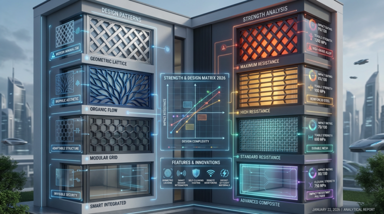 Security Window Grills in 2026, Design Patterns & StrengthAnalysis