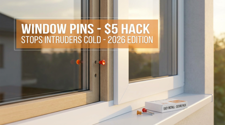 Window Pins Security, The $5Hack That Stops Intruders Cold
