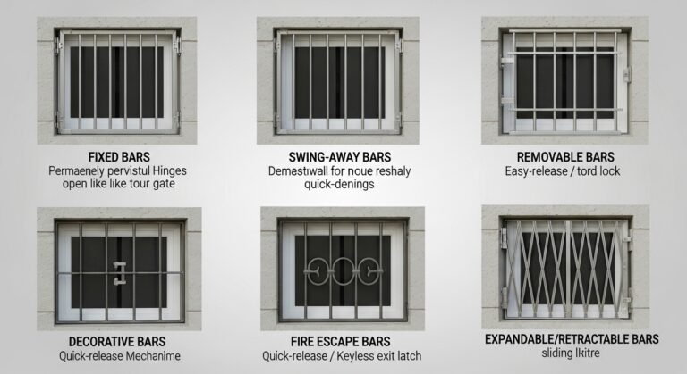 Types of Security Window Bars Explained