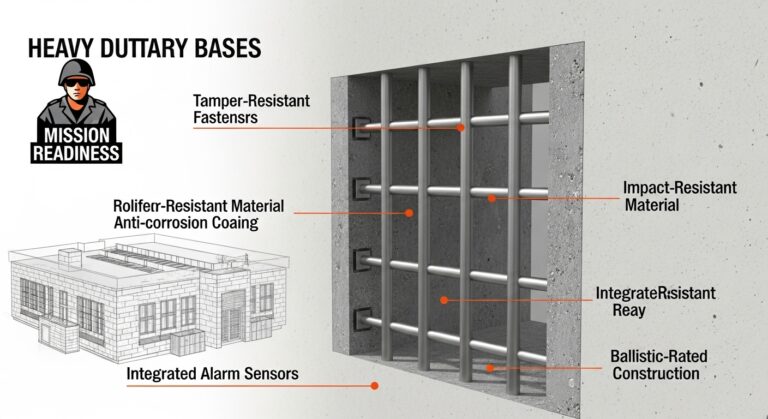 Window Bars for Military Bases and DefenseFacilities, Physical Security, Compliance, and Mission Readiness