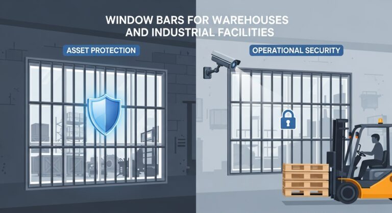 window bars for bus terminals and transit centers
