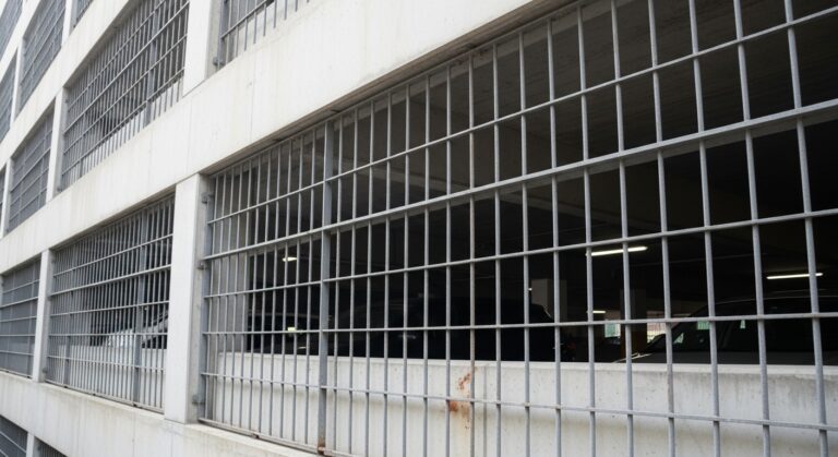 window bars for parking garages and parking structures