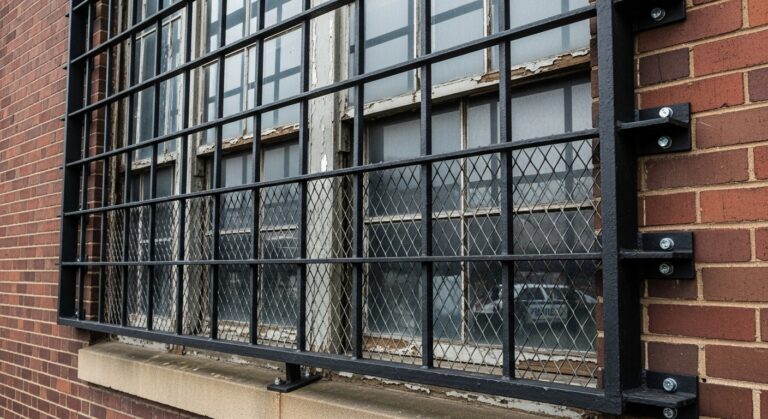 window bars for police stations and law enforcement buildings