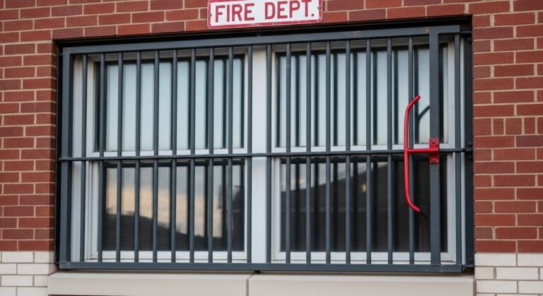 window bars for fire stations and emergency response facilities