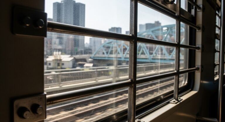window bars for transportation infrastructure
