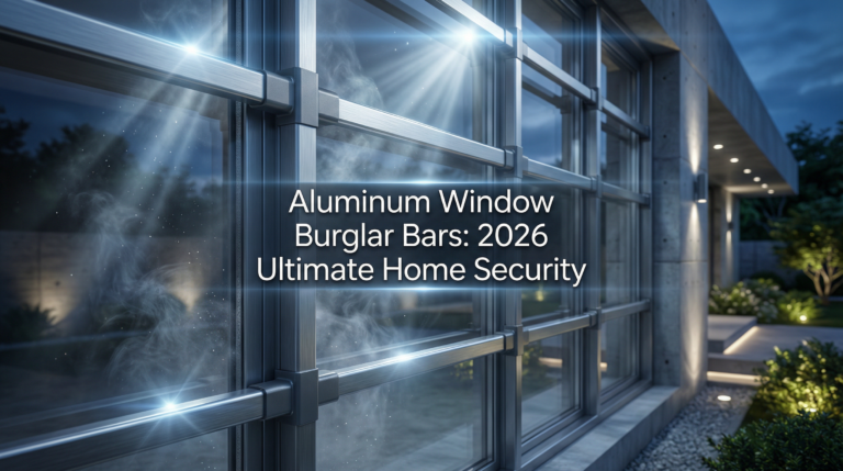 Aluminum Window Burglar Bars: 2026 Ultimate Home Security