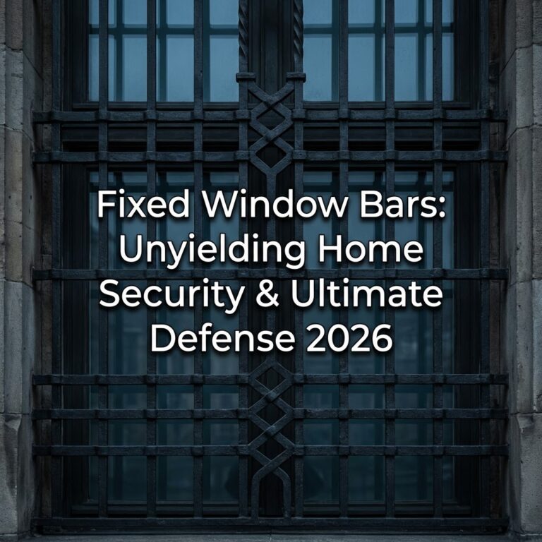 Fixed Window Bars: Unyielding Home Security & Ultimate Defense 2026