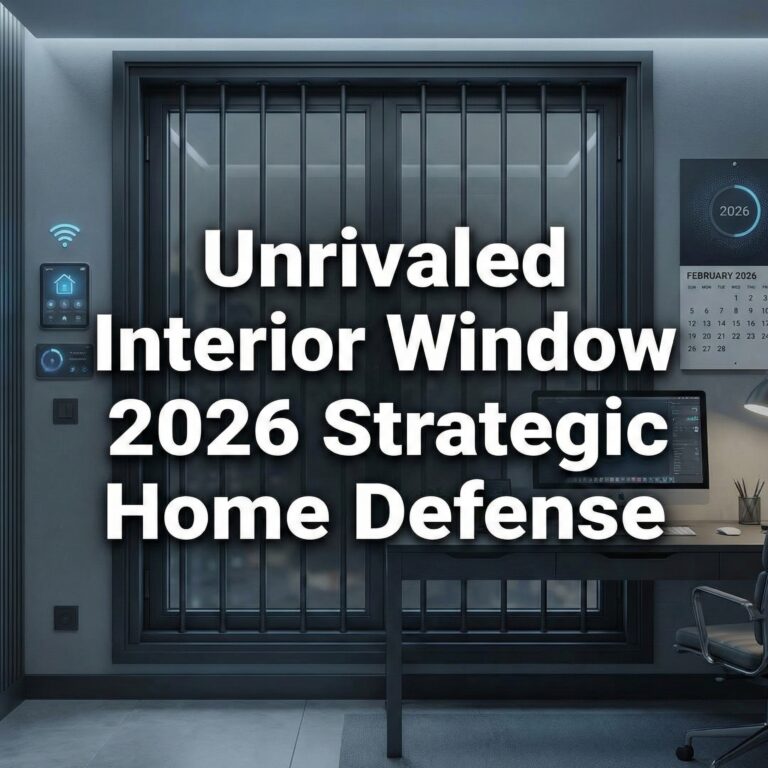 Unrivaled Interior Window Bars: 2026 Strategic Home Defense