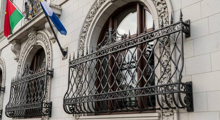 window bars for embassies and diplomatic buildings