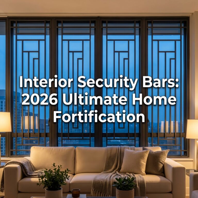 Interior Security Bars: 2026 Ultimate Home Fortification