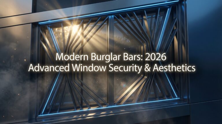 Modern Burglar Bars: 2026 Advanced Window Security & Aesthetics