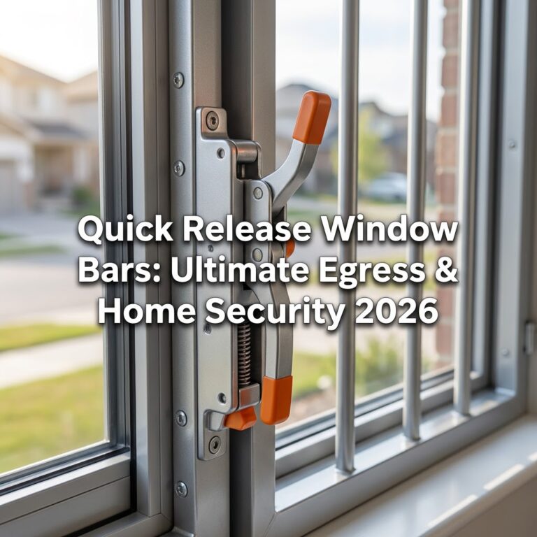 Quick Release Window Bars: Ultimate Egress & Home Security 2026