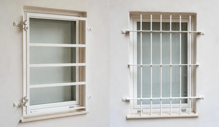 Quick-Release Window Bars vs Fixed Bars
