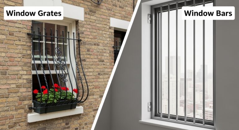 Window Grates vs Window Bars: Home Security Differences