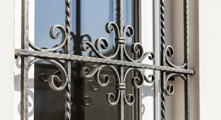Elegant Window Bars: Style Meets Steel Security