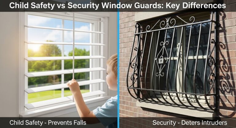 Child Safety vs Security Window Guards: Key Differences