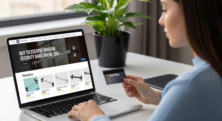 Buy Telescopic Window Security Bars Online USA