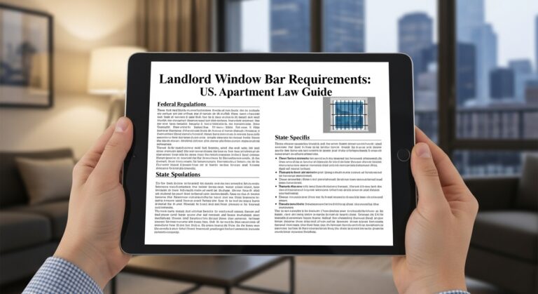 Landlord Window Bar Requirements: US Apartment Law Guide