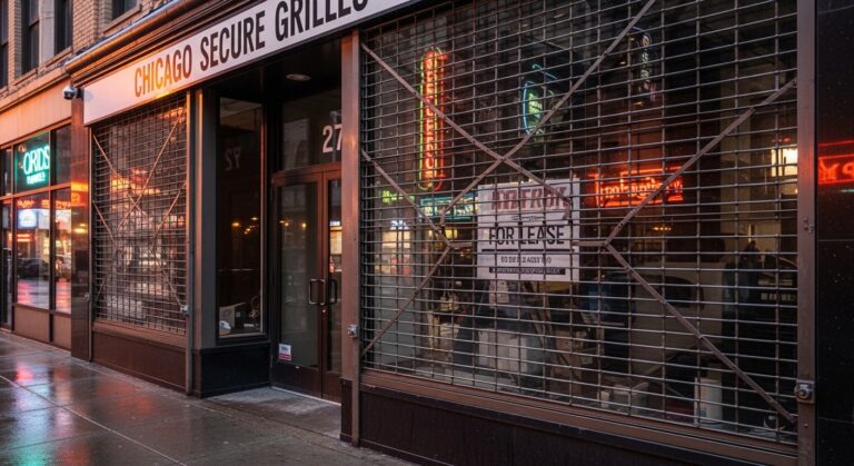 Commercial Security Grilles Chicago | Windows & Doors