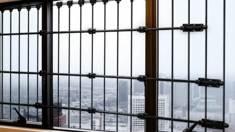Buy Quick-Release Window Security Bars Online USA