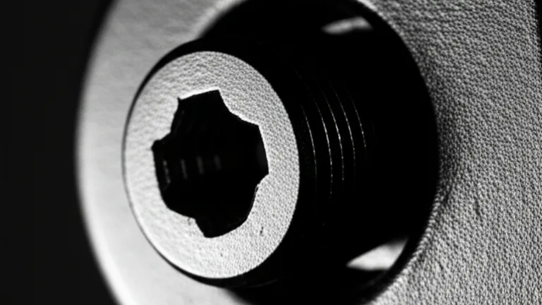 Macro close-up of the telescopic locking collar mechanism on a steel no-drill window security bar