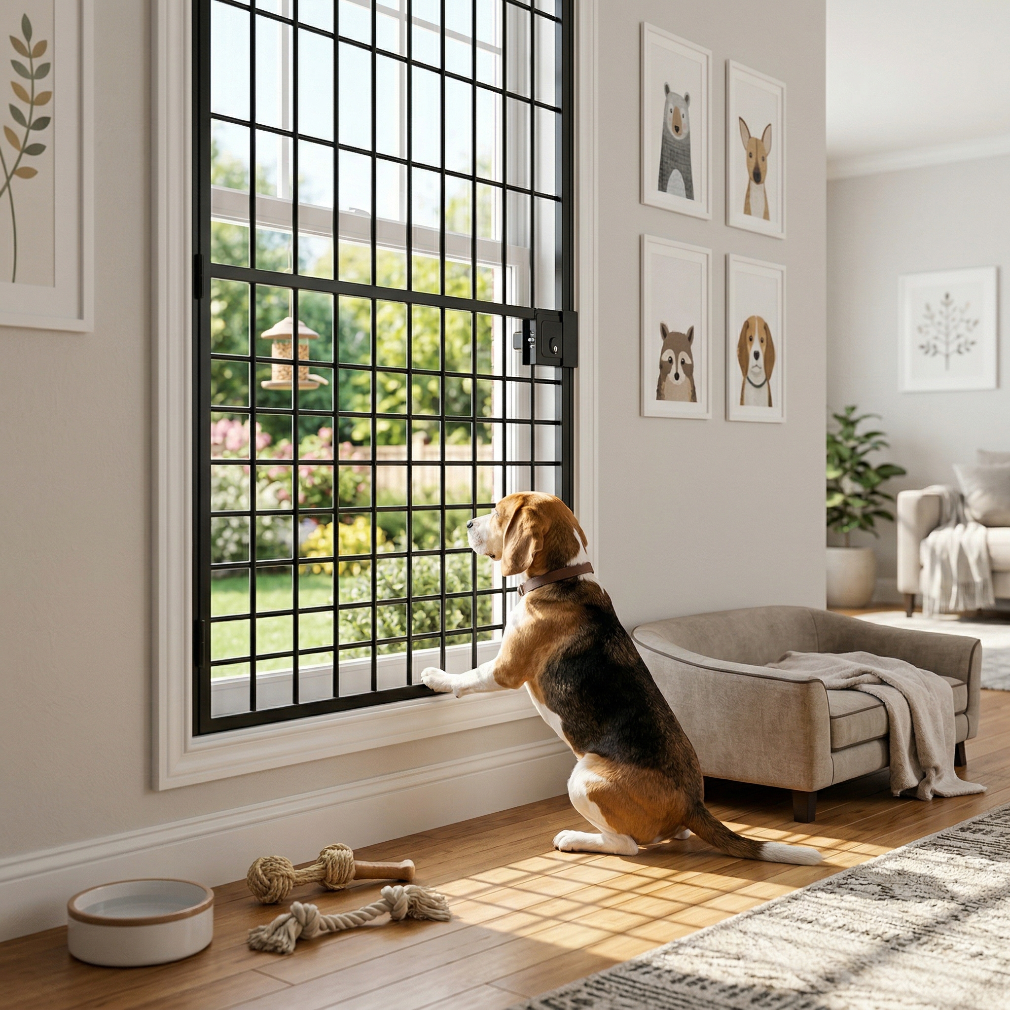 Pet Proof Window Security Bars: Steel Protection That Keeps Pets Safe and Burglars Out