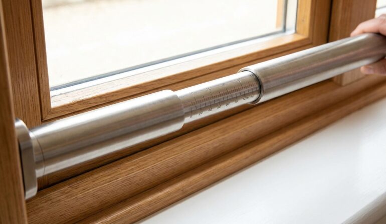 Adjustable telescopic window sec - SWB Window Security Bars