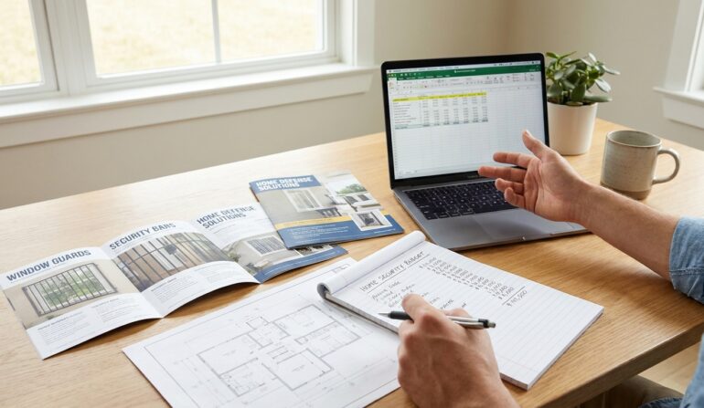 Homeowner planning security budget - Window Security Bars by SWB