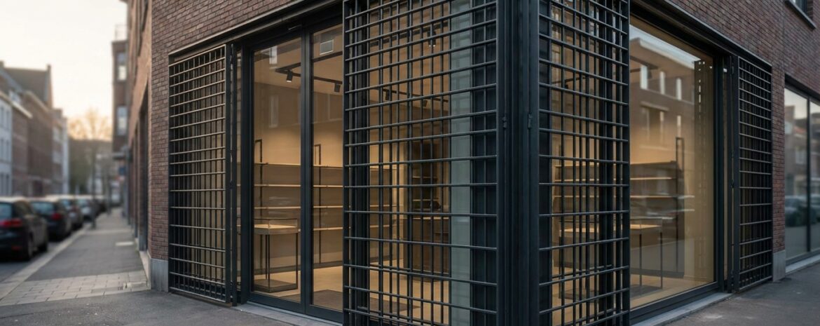 Retail storefront security bars - SWB Window Security Bars