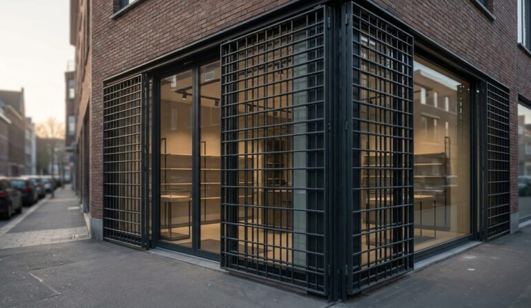 Retail storefront security bars - SWB Window Security Bars