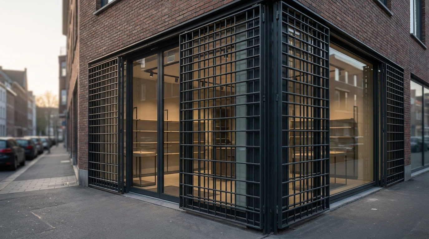 Retail storefront security bars - SWB Window Security Bars