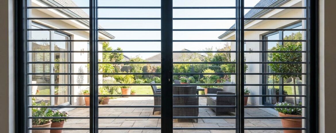 Steel burglar bars sliding door - Window Security Bars by SWB