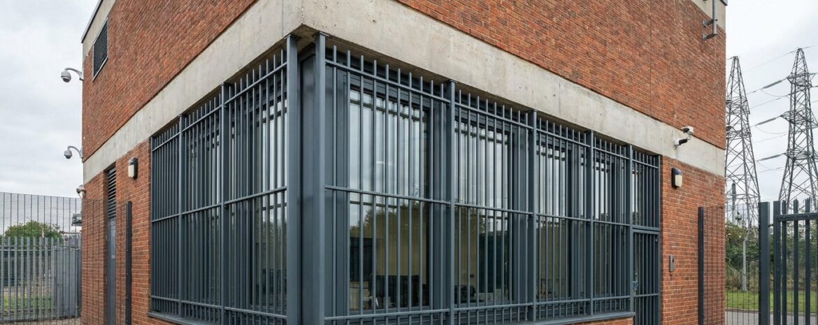 Utility building steel window bars - Window Security Bars by SWB