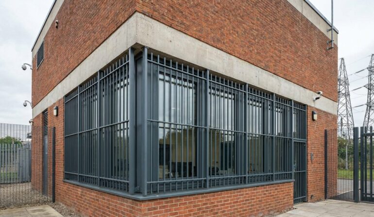 Utility building steel window bars - Window Security Bars by SWB