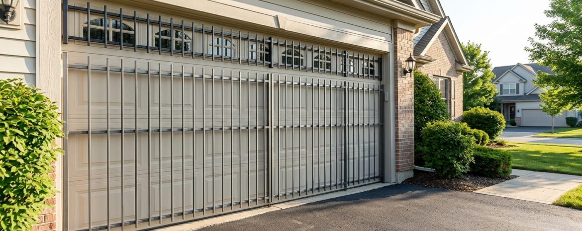 American Garage With - window security bar installation