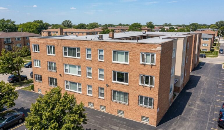Apartment Building Showing - window security bar installation