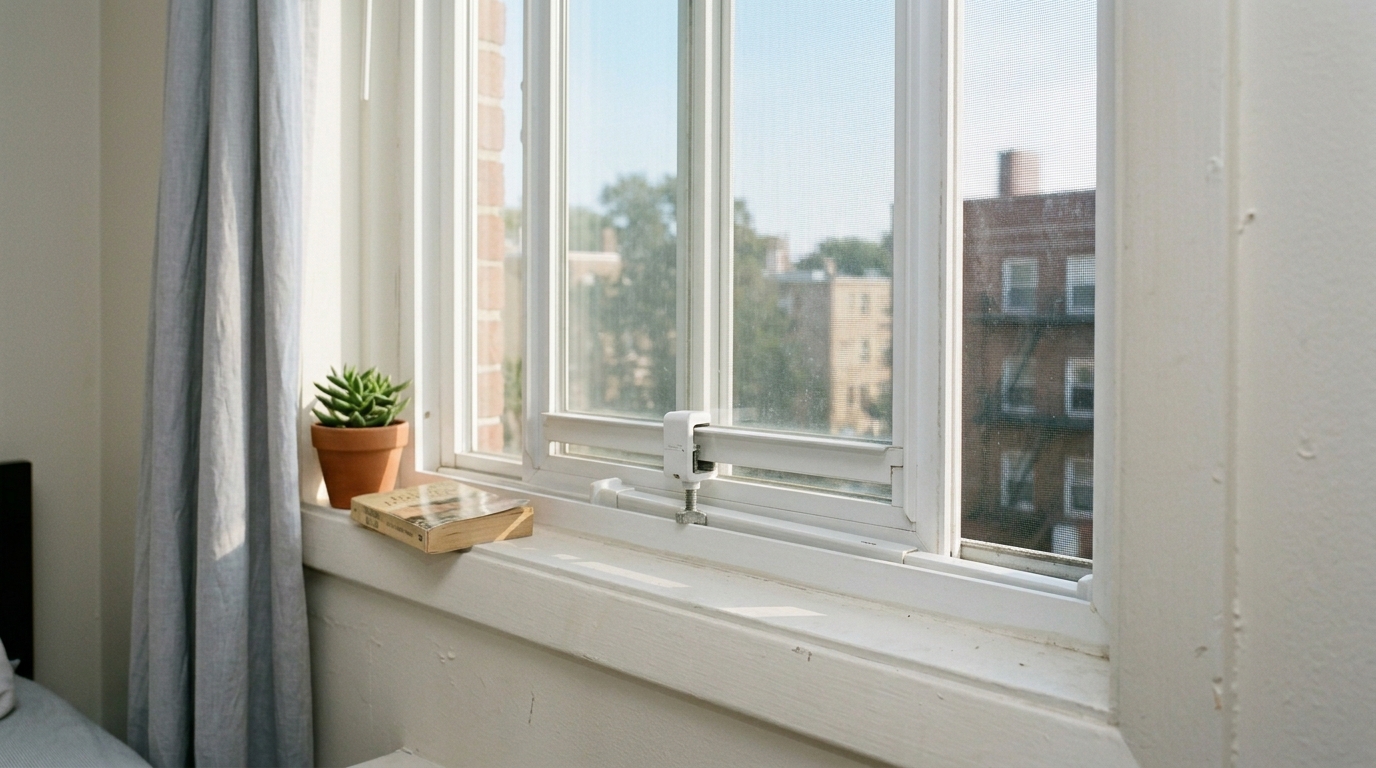 Apartment window lock security s…