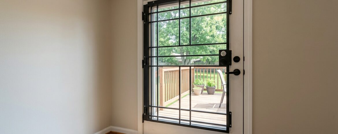 Back Door Security Bars Protection