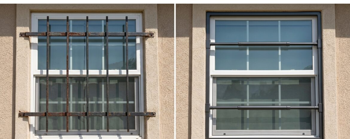 Burglar Bar Comparison - window security bar installation