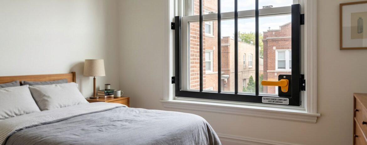 Burglar Bars Chicago - window security bar installation