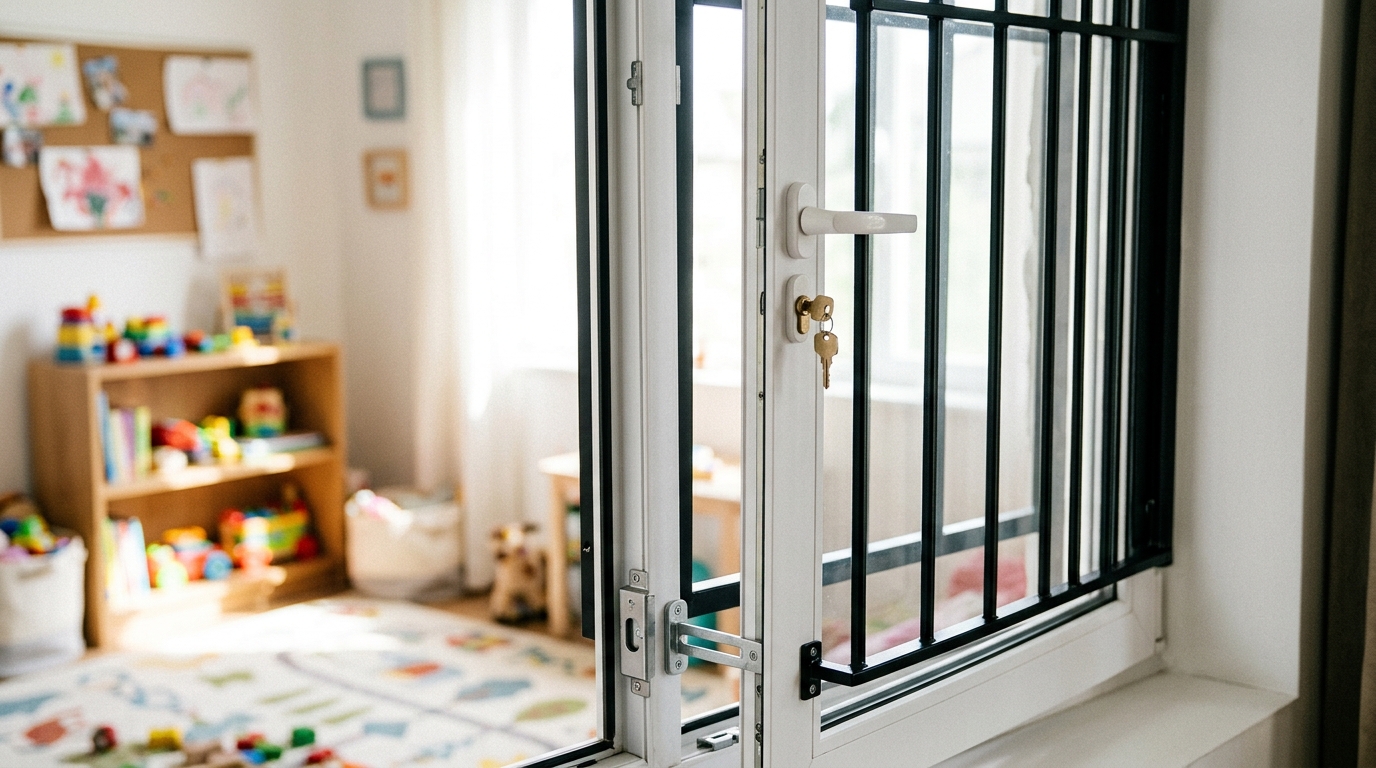 Child-proof window multi-layer s…