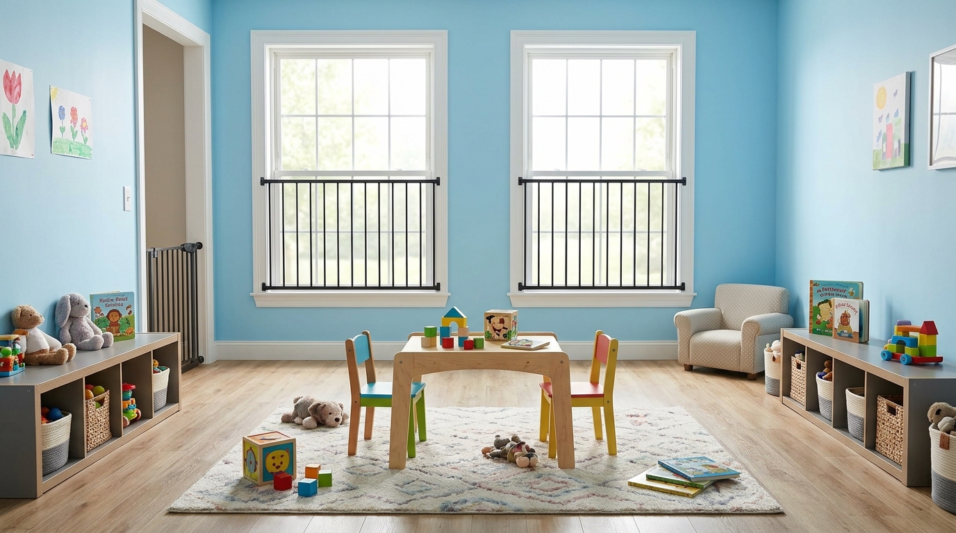Child-safe playroom furniture sa…