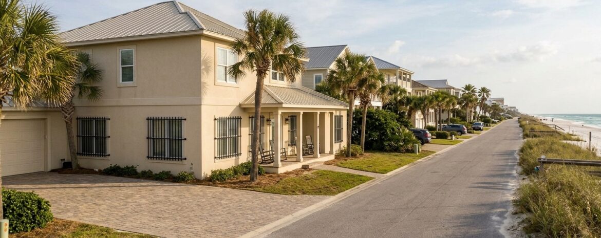 Coastal Homes With - window security bar installation