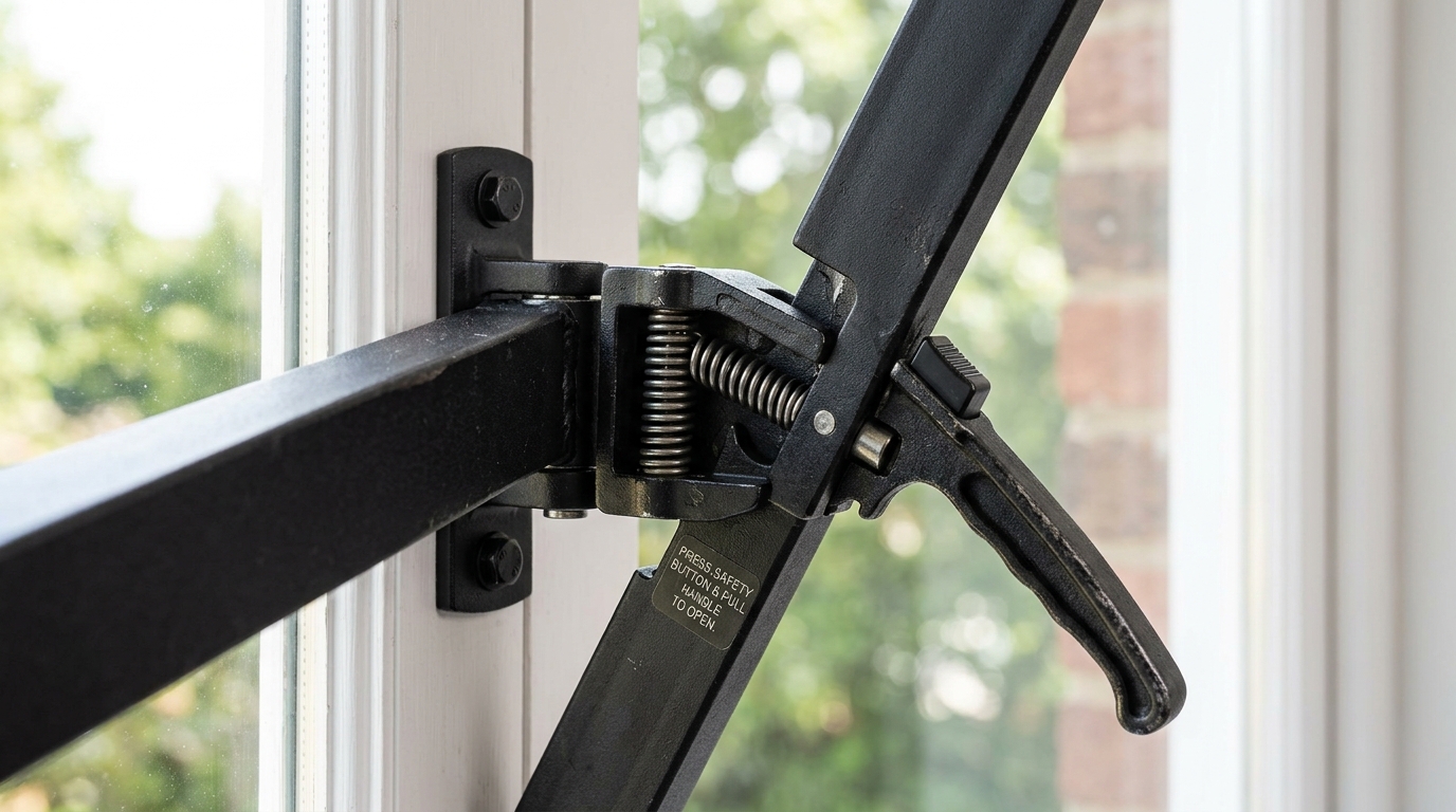 Dual-action safety latch