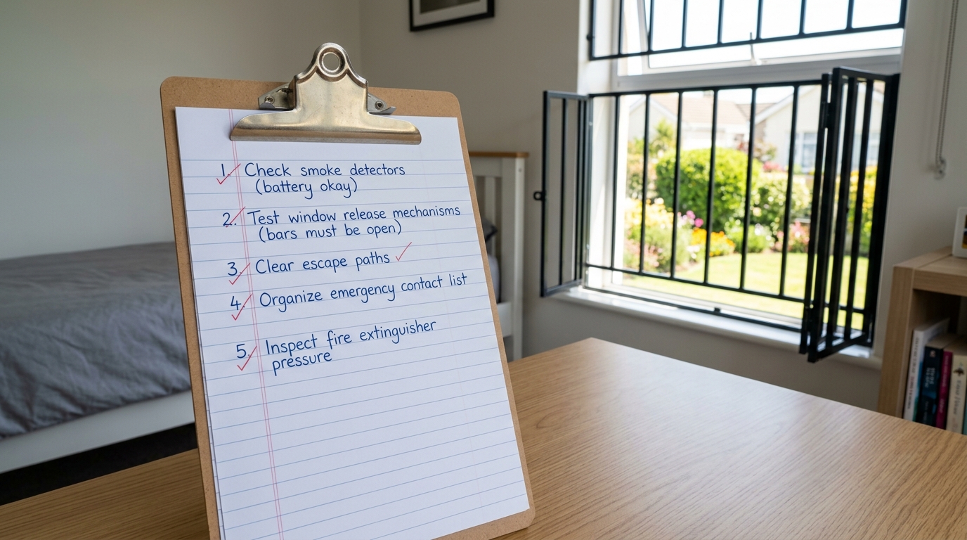 How to Pass a Fire Inspection with Window Security Bars