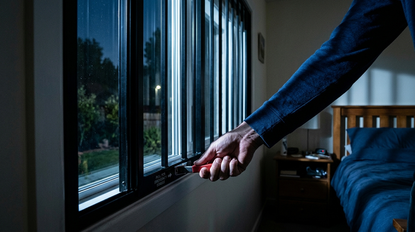 Hand activating quick-release