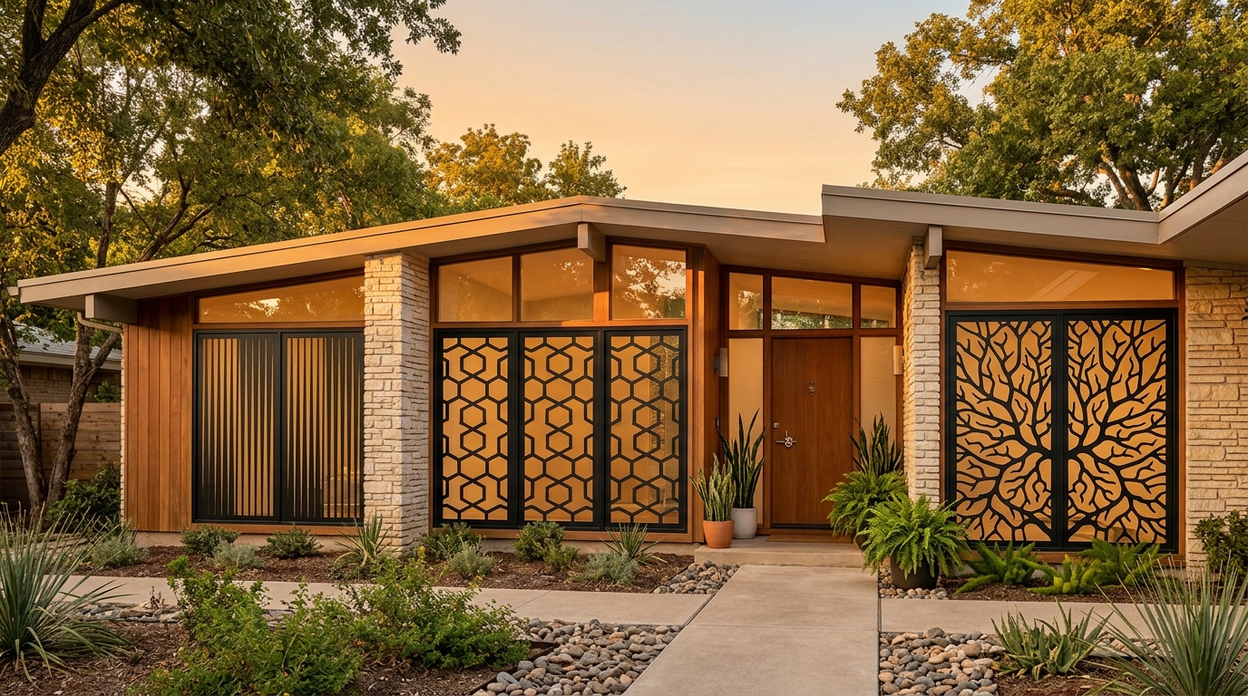 Mid-century modern home