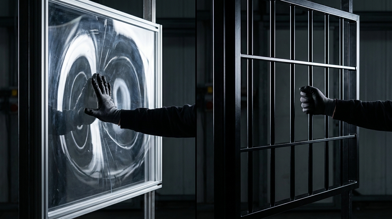 Polycarbonate window bars
