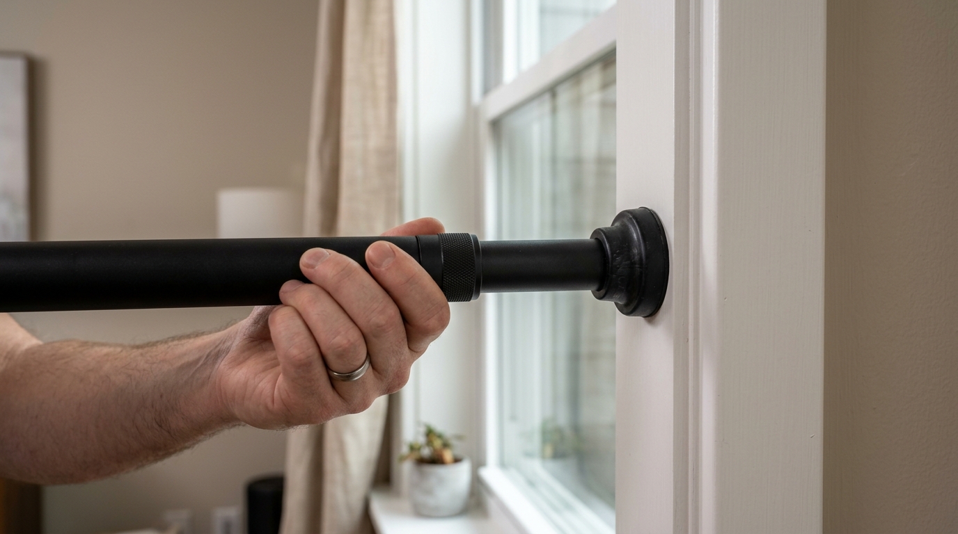 Pressure-fit telescopic window